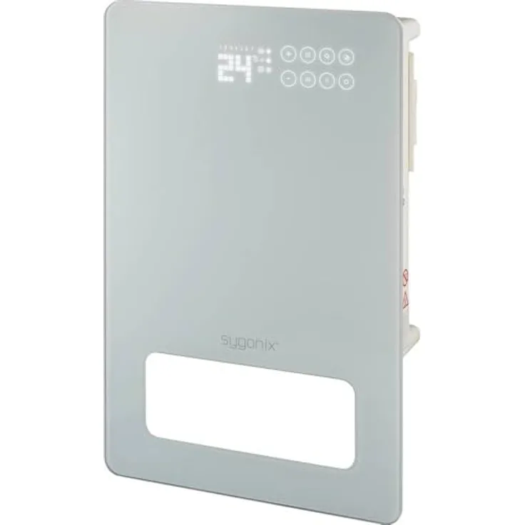 Sygonix SY-6735642 Heizgerät, PTC-Heizelement mit 3 Heizmodi, 20 m², einstellbare Temperatur 5° - 40 °C, Weiß