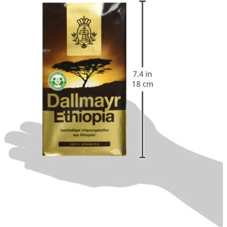 Dallmayr Ethiopia, Gemahlener Kaffee, Filterkaffee, Röstkaffee, 100% Arabica, 500 g – Bild 6