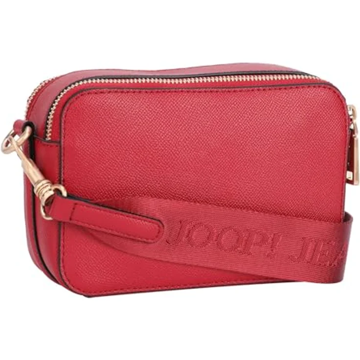 Joop! Jeans Cornice Mini Bag, Umhängetasche 18 cm, 100% Polyurethan, rot – Bild 3