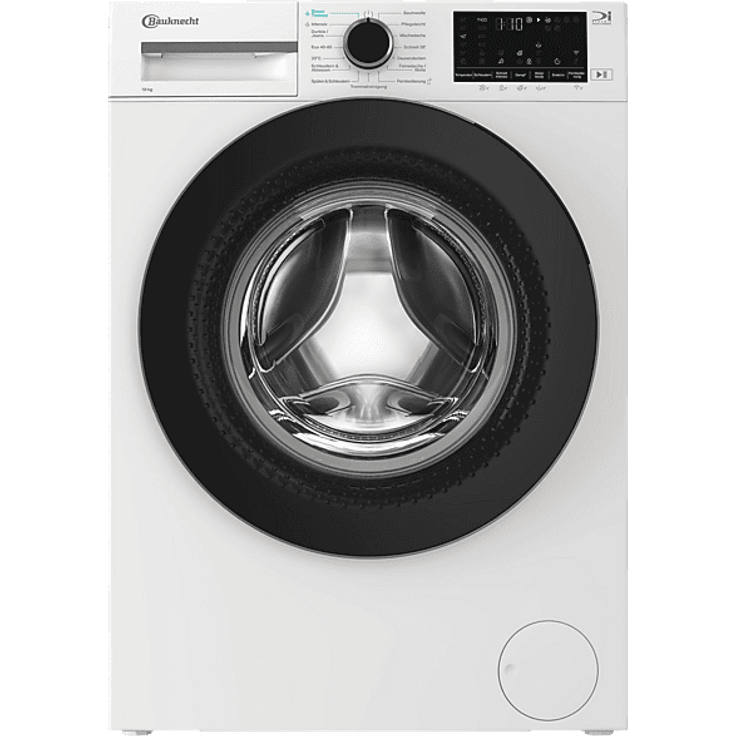 BAUKNECHT B WM 10A9 BS Waschmaschine, 10 kg, 1351 U/Min., Inverter-Motor, Steam Therapy, Weiß