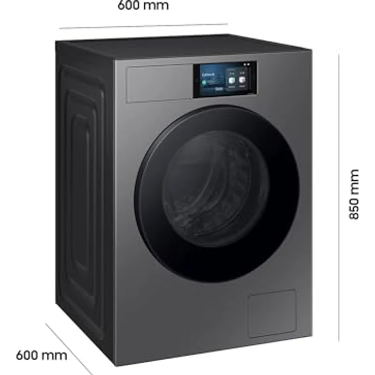 Samsung WF90F09C4SU2 Waschmaschine mit automatischer Waschmittel Dosierung und WLAN-Steuerung, 9 kg, weiß – Bild 3