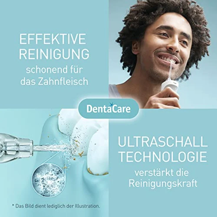 Panasonic Ultra Sonic EW1511 Munddusche (elektrisch, Zahnzwischenraumreinigung, integrierte Ladestation) weiß – Bild 6