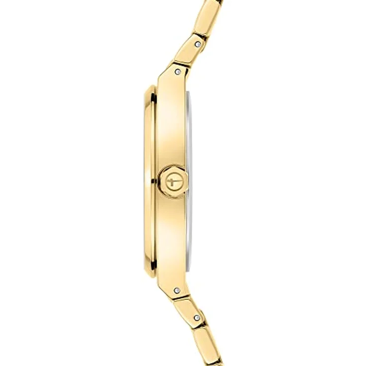 Tamaris Damen Analog Quarz Uhr TT-0091-MM, Edelstahl Armband, 38 mm, goldfarbig, kratzunempfindliches Mineralglas, Wasserdichtigkeit bis 3 bar – Bild 2