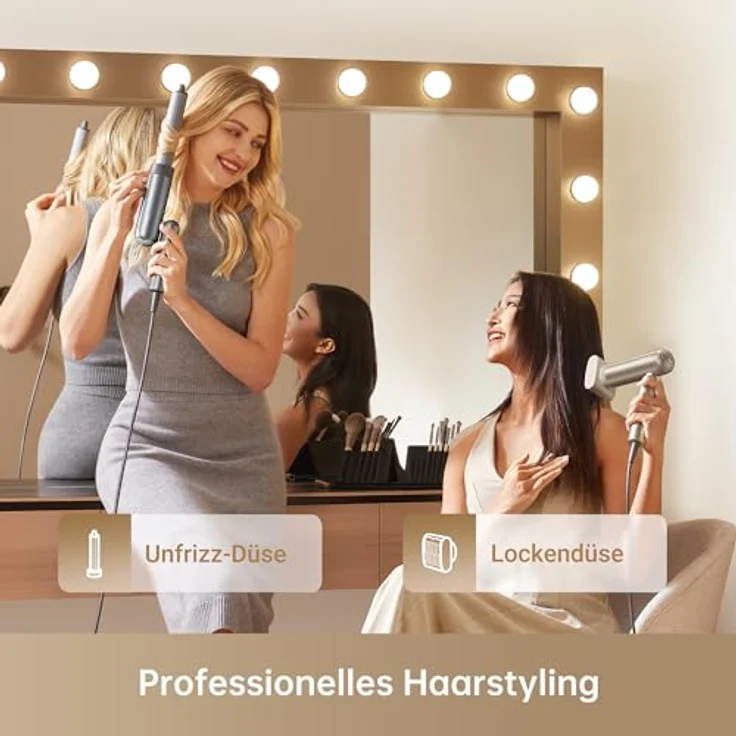 Dreame Pocket Hochgeschwindigkeits-Haartrockner, 3 Klappbare Formen, 300g, 110.000U/min Motor, 300 Millionen negative Ionen pro cm³, 57 °C konstante Temperatur, 40-Sekunden-Trocknung, Gray – Bild 3
