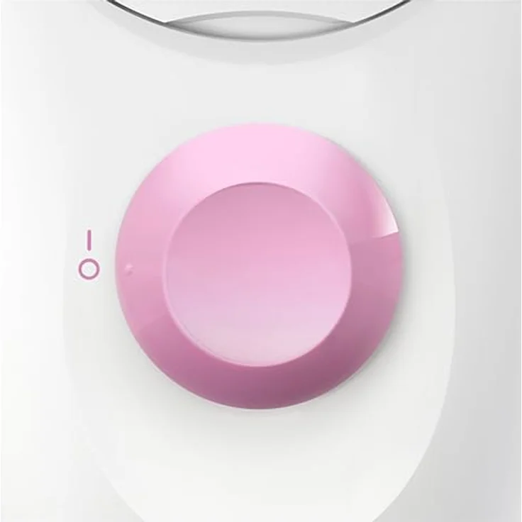 Braun Silk•épil 1 1-010 Epilierer mit Kabel zur Haarentfernung, für Wochen, weiche Haut, weiß/rosa – Bild 5