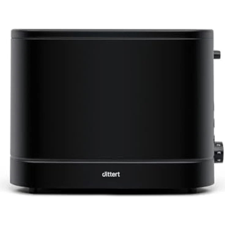 Dittert TO001B-00 Serie One Toaster, 800 W für 2 Scheiben, 7 Bräunungsstufen, Schwarz, versandkostenfrei – Bild 1