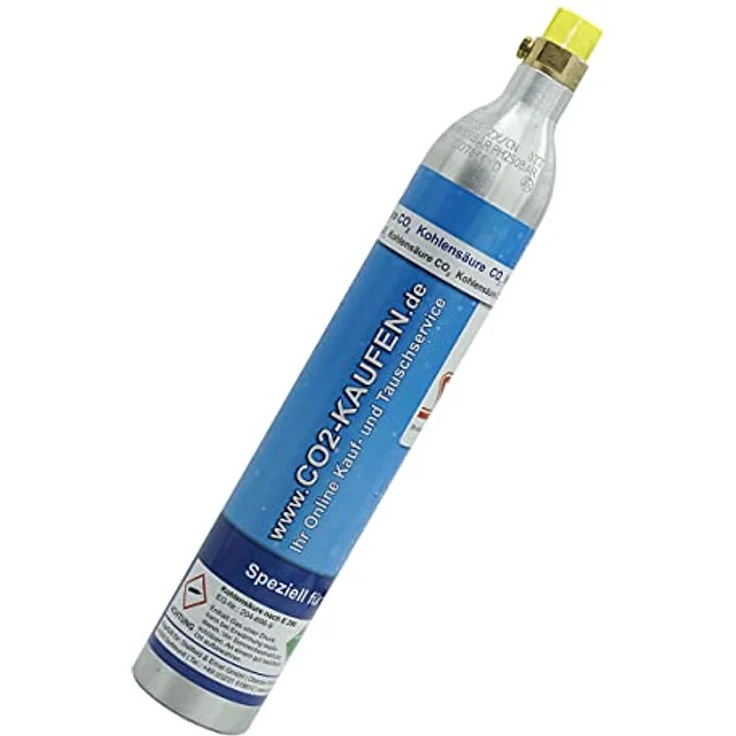 CAGO 2 x CO2 Zylinder Kohlensäure 425g Flasche inkl. Füllung bis zu je 60L, kompatibel mit SodaStream, Wassermaxx, Soda-Maxx, Soda Club – Bild 4