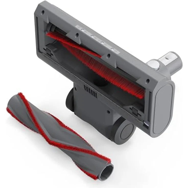 SHARP VC-SV18MMAEU-S Akku Staubsauger, Dual Power Max, kabellos mit 90 Minuten Betriebszeit, 2 austauschbare Akkus, HEPA13-Filter, ideal für Tierhaare, Silber – Bild 5
