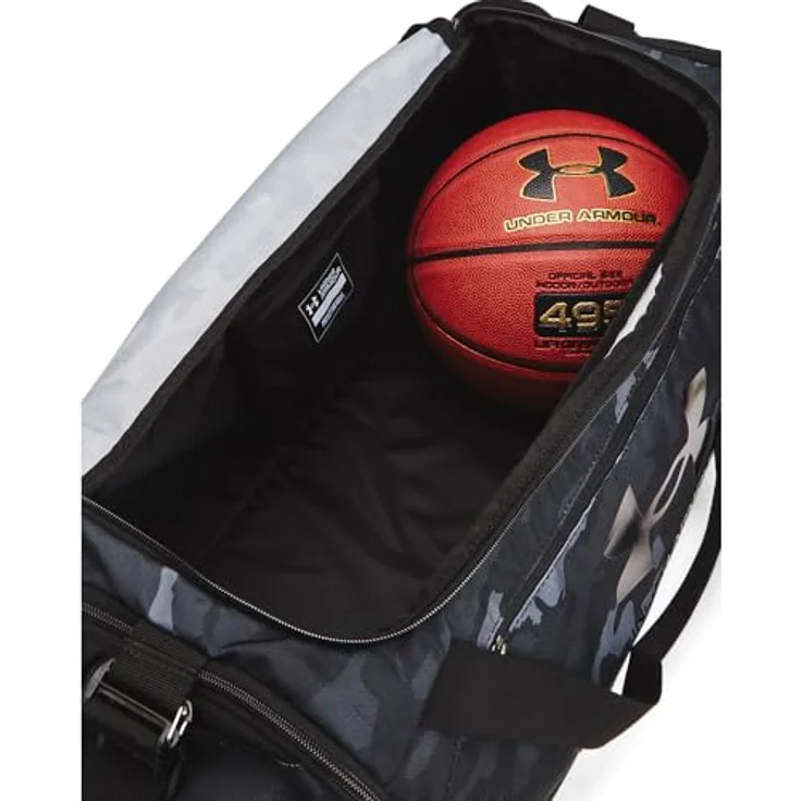 Under Armour Undeniable 5.0 Medium Duffle-Tasche, strapazierfähige Sporttasche mit großem Stauraum, Schwarz – Bild 6