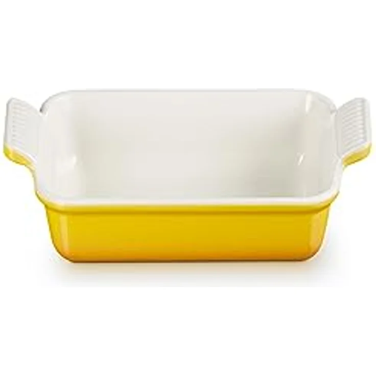 Le Creuset Rechteckige Auflaufform Tradition, Steinzeug, 19 cm, 1.1 Liter, Nectar – Bild 1