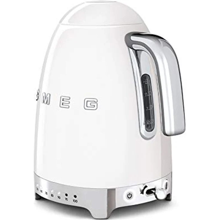 Smeg KLF04WHEU Wasserkocher, 2400W, 1,7L, Edelstahl, weiß – Bild 3