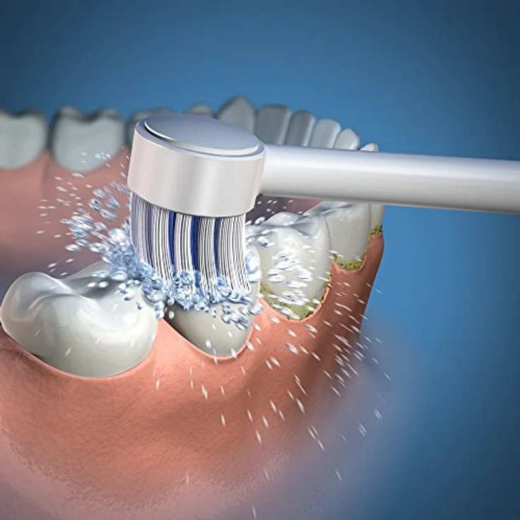 Waterpik TB-100E Ersatzbürsten Toothbrush Tips TB-100E Zahnbürstenaufsatz für Munddusche Mundhygiene für WP-100 112 450 462 – Bild 3
