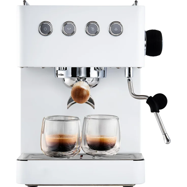 Solis Gran Gusto, Siebträger Kaffeemaschine mit 58 mm Siebträger, 15 Bar Druck, 1,7 Liter Wassertank und Edelstahlgehäuse