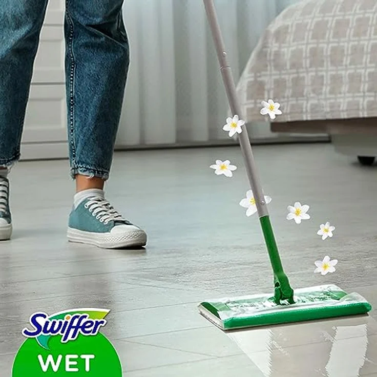 Swiffer Feuchte Bodentücher für den Bodenwischer mit Morning Fresh Duft 24 Tücher, Für eine schnelle und einfache Reinigung – Bild 5