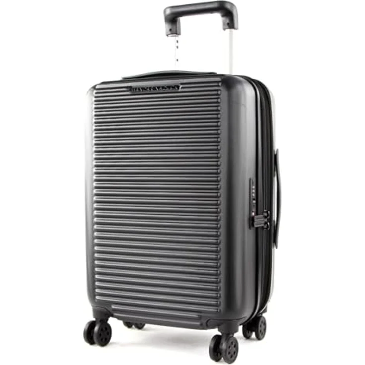 Mandarina Duck TANK CASE - TROLLEY CABIN EXP Black (Schwarz) 35 x 55 x 23/26 (LxHxB), Hartschalen-Kabinenkoffer mit TSA Zahlenschloss – Bild 2