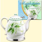 Wasserkocher Porzellan Maiglöckchen 1,7 Liter 1500-1600 Watt