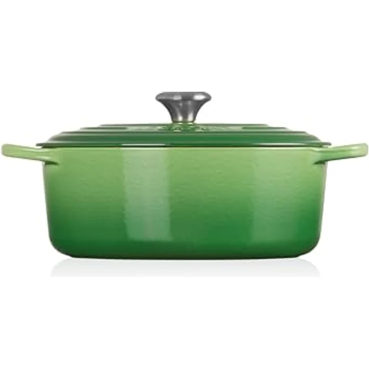 Le Creuset Signature Bräter, oval, 29 cm, bamboo green – Bild 4
