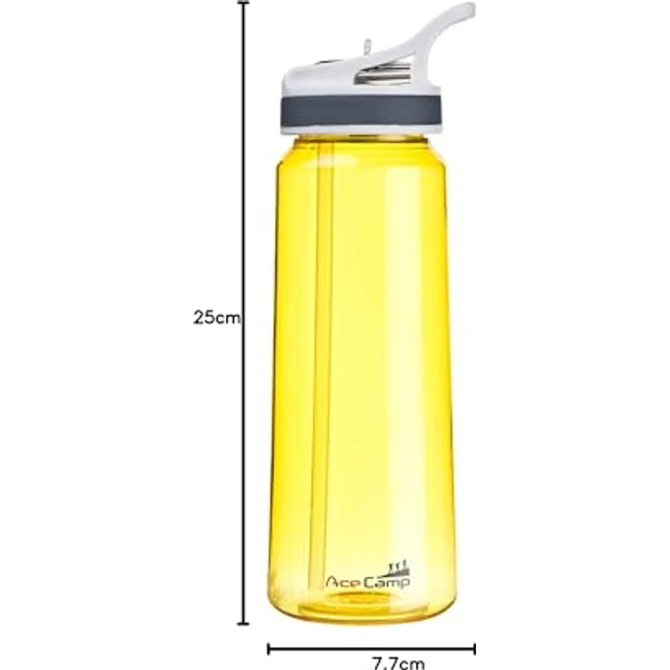 Acecamp Tritan-Wasserflasche 800 Ml, gelb – Bild 3