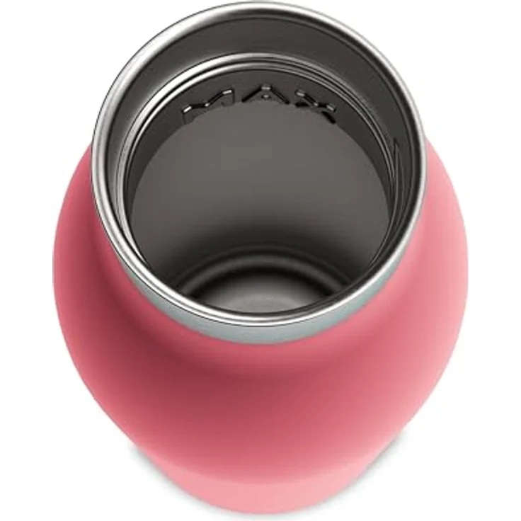 Emsa N31123 Bludrop Isolier-Trinkflasche | 0,7 Liter | Pulverbeschichtung | Edelstahl | Quick-Press Verschluss | 360° Trinkgenuss | 12 h warm | 24 h kühl | auslaufsicher | spülmaschinenfest | Koralle – Bild 4