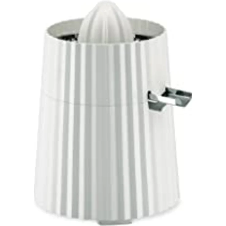 Alessi Plissé Zitruspresse, elektrisch, 85W, Edelstahl, weiß – Bild 2