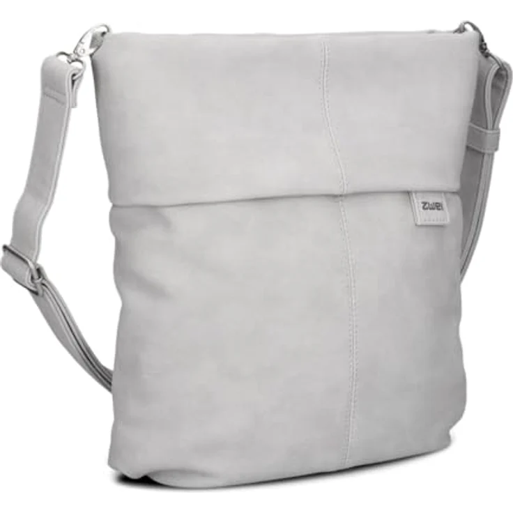 Zwei Mademoiselle.M Schultertasche, 31 cm, elegante Umhängetasche aus widerstandsfähigem Polyurethan mit Reißverschlussfach und abnehmbaren Trageriemen – Bild 1