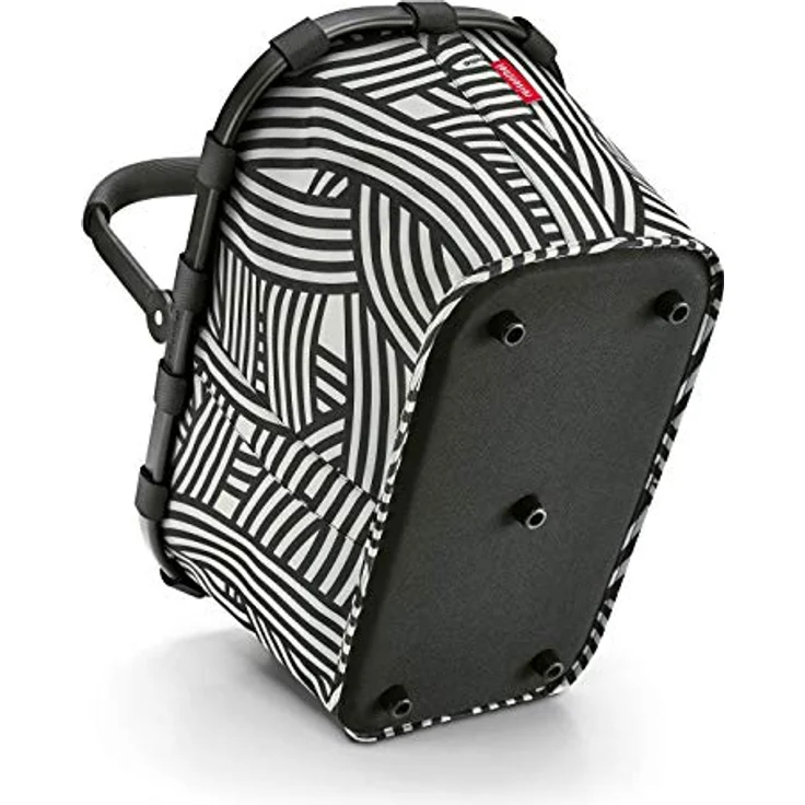 reisenthel carrybag Frame Zebra – Stabiler Einkaufskorb mit viel Stauraum und praktischer Innentasche – Elegantes und wasserabweisendes Design – Bild 3
