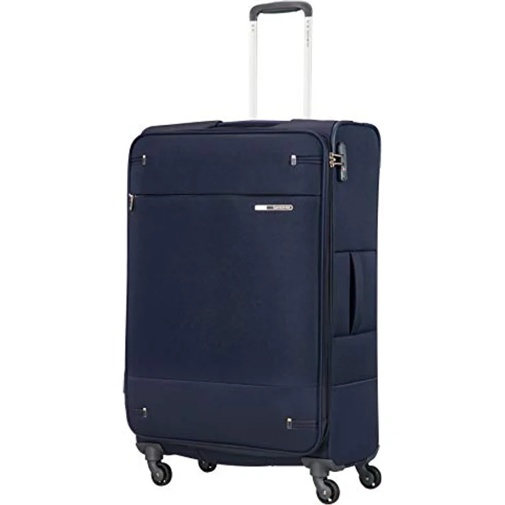 Samsonite Base Boost - Spinner L Erweiterbar Koffer, 78 cm, 105/112,5 L, Blau (Navy Blue) – Bild 3