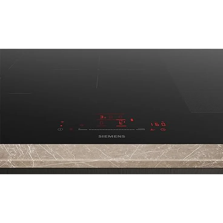 Siemens EX801HVC1E iQ700, Smartes Induktionskochfeld, 80 cm, Schwarz, flächenbündig, varioInduktion, TouchSlider, Bratensensor Pro - Braten ohne Anbrenngefahr – Bild 2