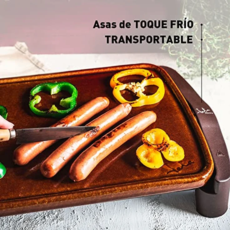 Jata GR559 Grillplatte aus Terrakotta, 46 x 28 cm – Bild 6