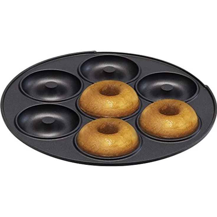 Bestron 3-in-1 Cakemaker im Retro Design, Für Donuts, Muffins und Cakepops, Sweet Dreams, Antihaftbeschichtung, 700 W, Mint – Bild 6