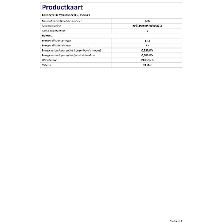 AEG Einbaubackofen BPS335061M – Bild 16