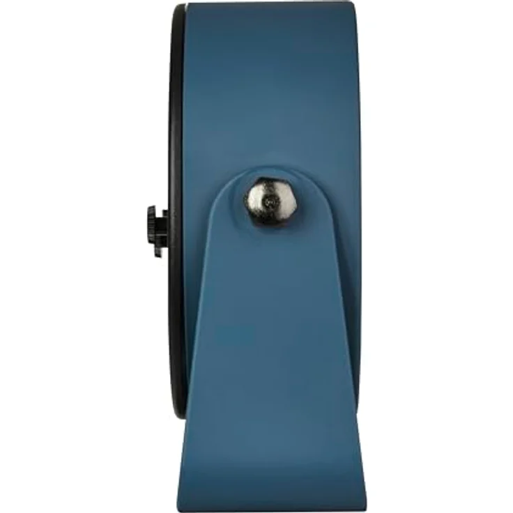 TFA Dostmann Wecker Analog Design 60.1042.06, Lautloser Nachttisch-Wecker mit Hintergrundbeleuchtung, aus Metall/Glas, modernes Design, blau – Bild 3