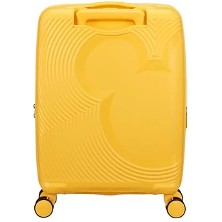 American Tourister Mickey Magic, 4 Rollen Kabinentrolley 55 cm mit Dehnfalte, gelb – Bild 4