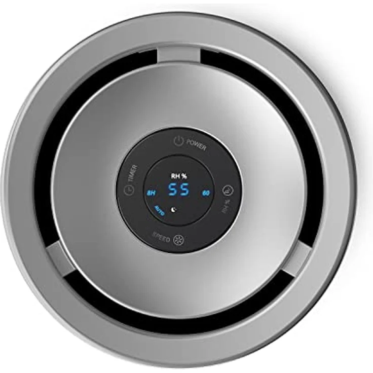 Philips Luftbefeuchter HU4814/10 (bis zu 40 m², hygienische NanoCloud-Technologie, leiser Nachtmodus, Automodus, 2 Liter Wasserbehälter) schwarz – Bild 2