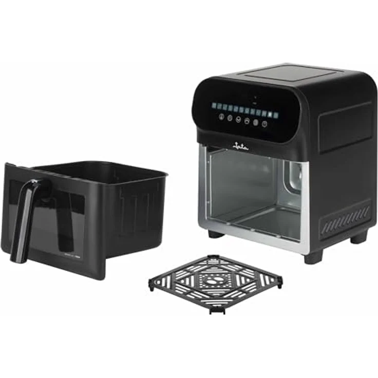 Jata Fritteuse Jata Airfryer Heißluftfritteuse ohne Öl JATA JEFR1230, 1700 W, Schwarz, 12 Programme, 6,2 L Kapazität – Bild 4