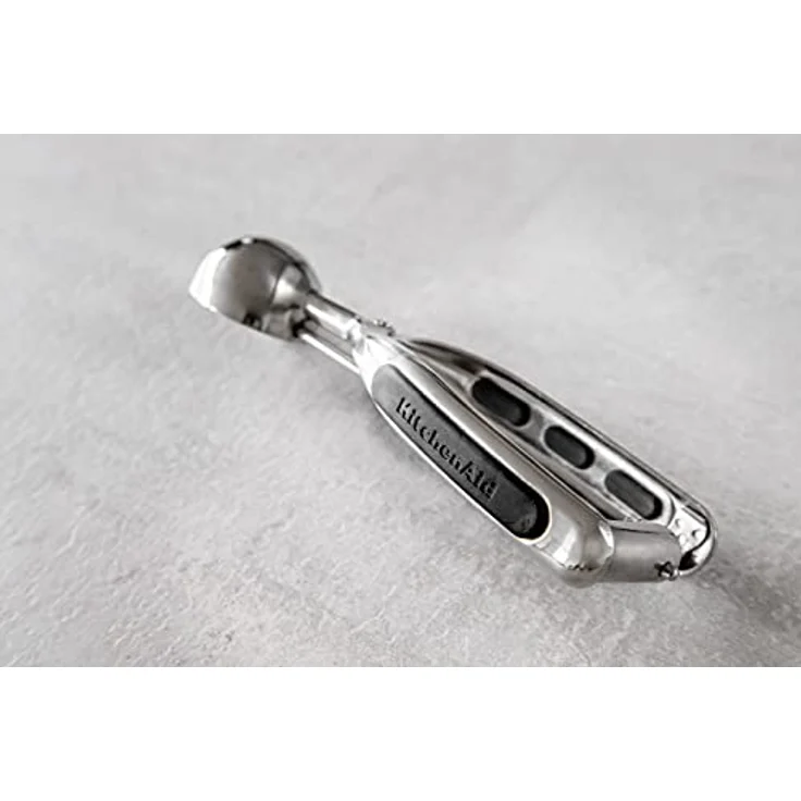 KitchenAid Eisportionierer, Eiscreme- und Teiglöffel mit Auslöser, Spülmaschinenfest – Edelstahl – Bild 4