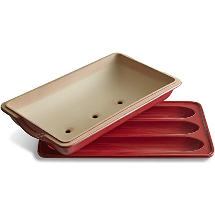 Baguettesvorm 390x240mm Emile Henry 5506-34 Grand Cru – Bild 4