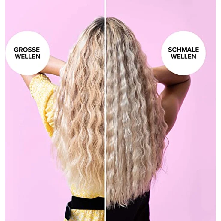 Bellissima My Pro Beach Waves GT20 400 Haarglätter, glätteisen, Keramikbeschichtung, breite und enge Wellen, natürlicher Effekt, 3 Stufen Temperatur 160 ° C - 200 ° C – Bild 4