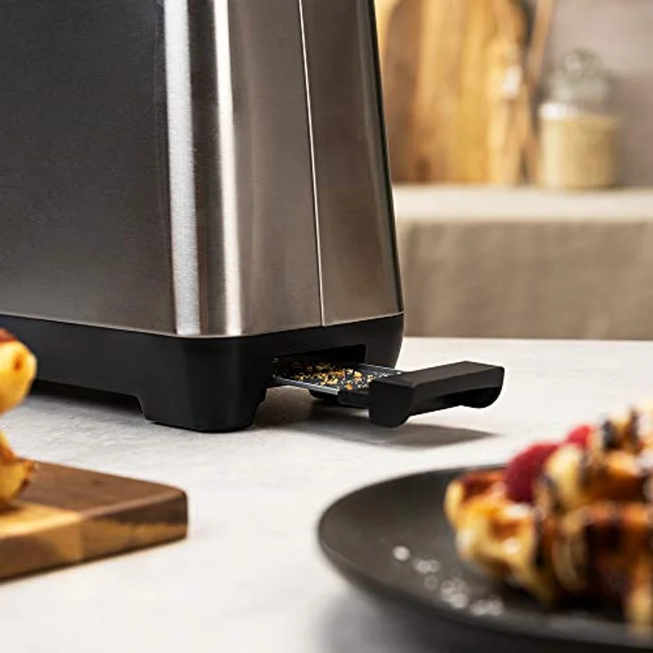 Toaster Cecotec BigToast Extra 1-Schlitz-Toaster, 1100 W, Brötchenaufsatz, 6 Bräunungsstufen, Edelstahl – Bild 6