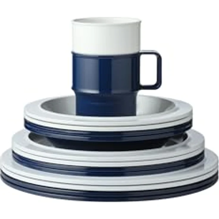 Mepal 2009661 Schüssel, 234 Weiß, Kratzfestes Melamin, spülmaschinenfest, stapelbar – Bild 4