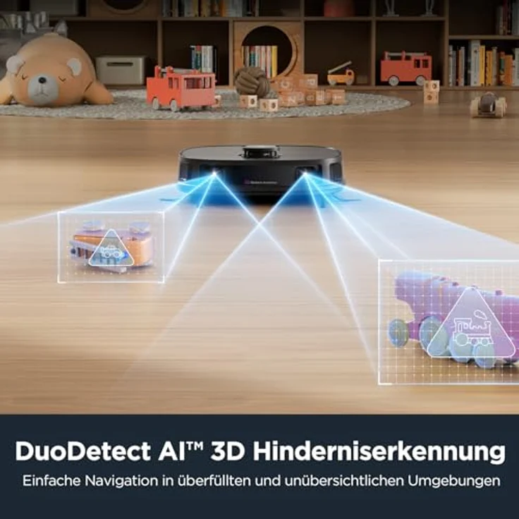 EUREKA J12 Ultra Roboter-Waschroboter mit automatischer Entleerungsstation, 5000 Pa, drehbarer Wischmop – Bild 2