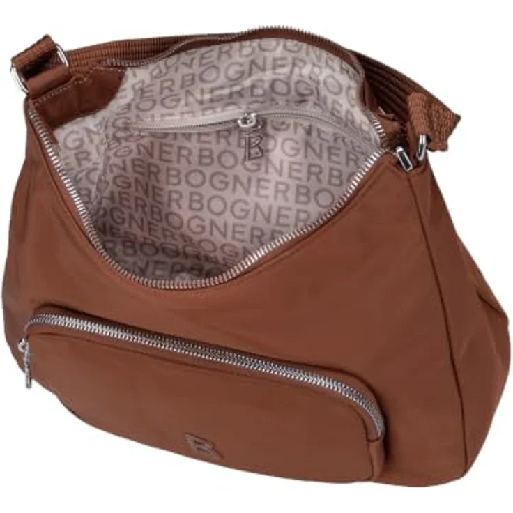Bogner Verbier Play 1.0 Schultertasche, 31 cm, braun, aus 100% Polyester – Bild 4