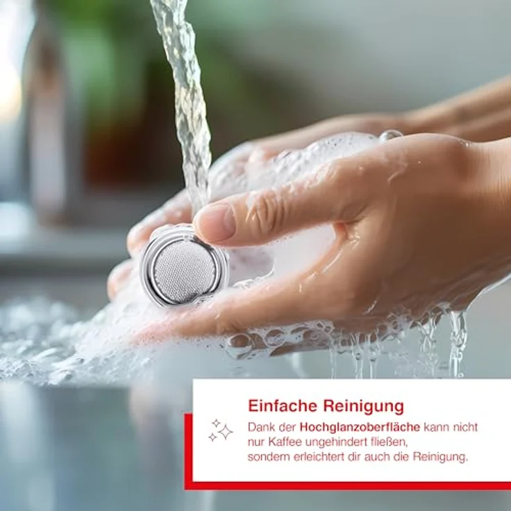 Solis 54mm Filterkorb, Edelstahl Filtereinsatz für 14-16g Kaffeemehl, kompatibel mit Solis Perfetta Siebträgermaschinen, hochwertige Perforationstechnologie und einfache Reinigung – Bild 5