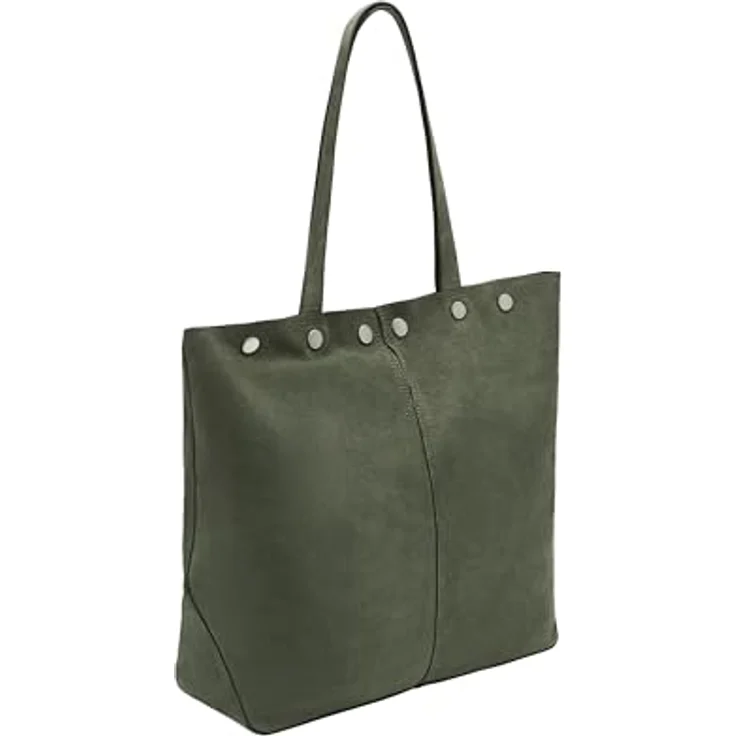 Liebeskind Rive Shopper Tasche, 100% Leder, 40 cm x 12 cm x 34 cm, grün – Bild 4