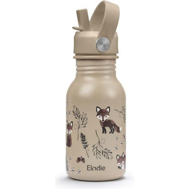 Elodie Trinkflasche Nordic Woodland, Auslaufsicher, Edelstahl, BPA-frei, Kinderflasche, 350 ml