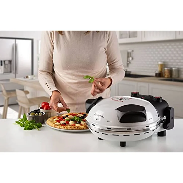 Ariete Elektro-Ofen Mini 918 Weiß 1200 W Pizzabereiter – Bild 3