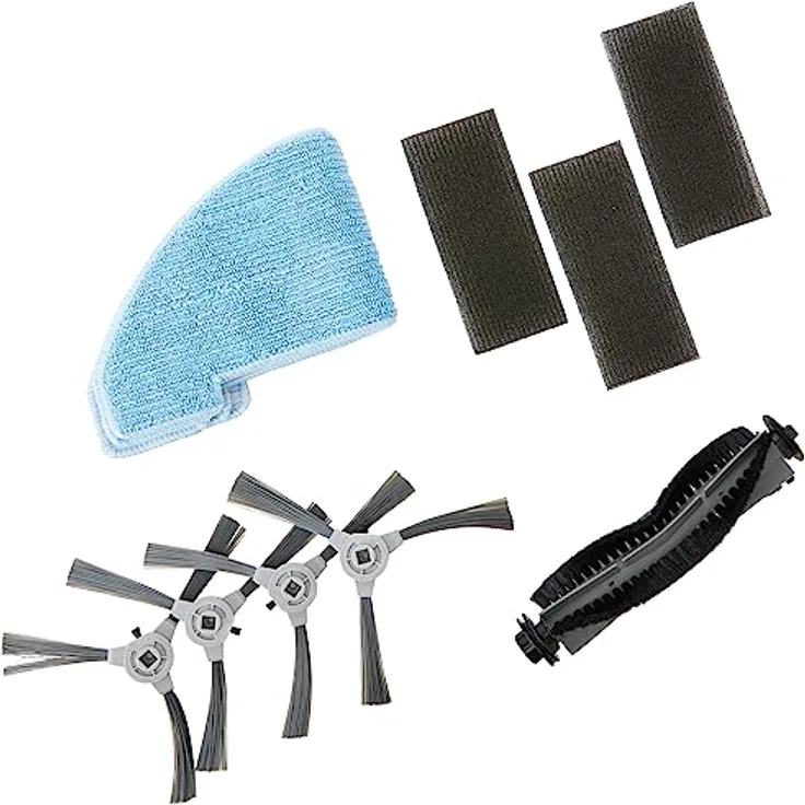Venga Ersatzteilset für VG RVC 3001, 4 Seitenbürsten, 1 Walzenbürste, 3 Wischtücher, 3 Filtersätze, SP VG RVC 3001 KIT