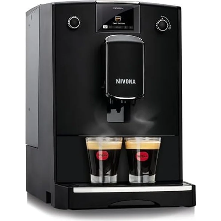 Nivona Kaffeevollautomat NICR690 NICR 690 mattschwarz/chrom mattschwarz chrom schwarz – Bild 2