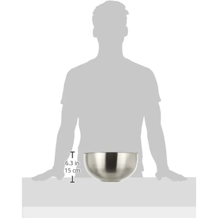 GSW 552301 Thermoschüssel mit Kunststoffdeckel, Edelstahl, silber, 30 cm – Bild 5