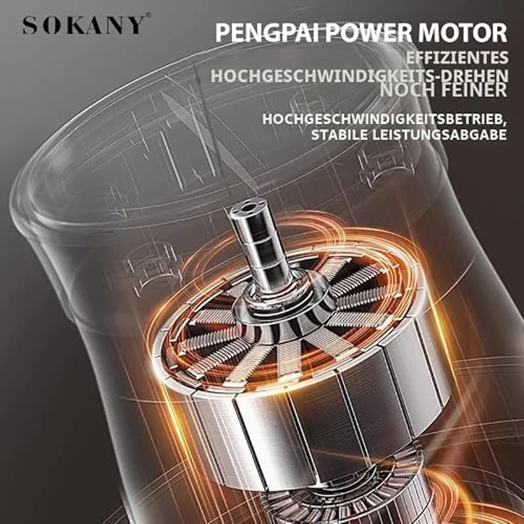SOKANY 2000W Elektrischer Zerkleinerer, 10L Edelstahl Multizerkleinerer für Fleisch und Gemüse – Bild 4